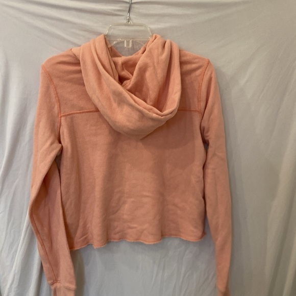Abercrombie & Fitch Light pink/ peach Crop Hoodie small - Picture 5 of 5